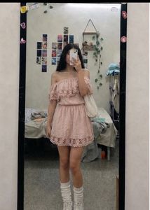 off shoulder cute dress
