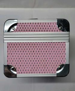 Pink Glitter Jewellery/Make Up Storage Box