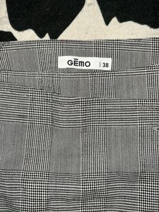 Chic Plaid A-Line Skirt