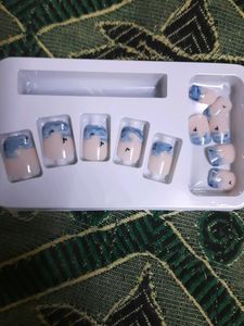 Reusable|Washable Korean Nails - Set Of 12