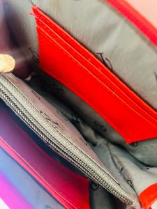 Women's Red sling bag