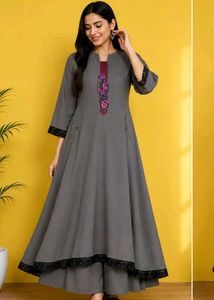 Elegant olive  only kurti