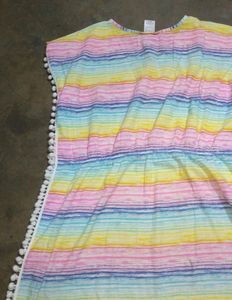 Sunday Offer For Rainbow 🌈 Kaftan Dress ONE RUPEE CURRENCY NOTE FREE