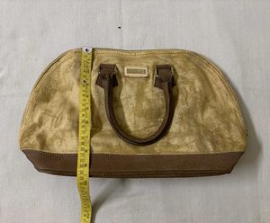 Suede Dome Handbag