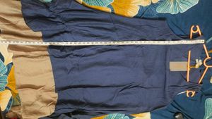 Blue Sleeveless Layered Dress