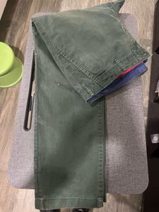 Green Casual Pants
