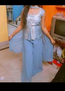 Elegant Embroidered indowestern dress