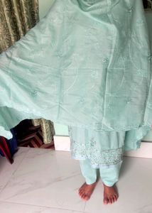 Elegant Mint Green Kurta Set
