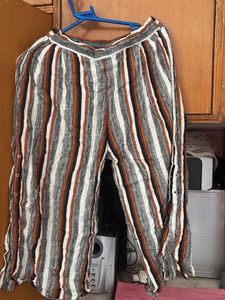 Striped Wide Leg Pants