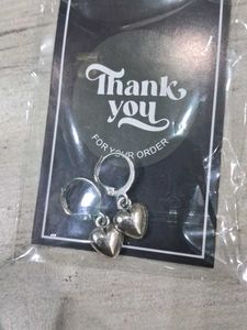 heart earings 🤍