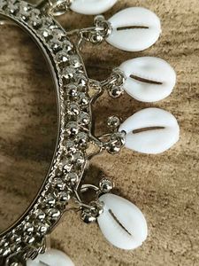 Boho Cowrie Shell Bangle Bracelet