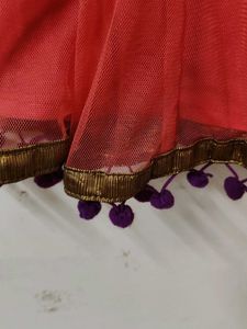 Beautiful Coral Ethnic Gown
