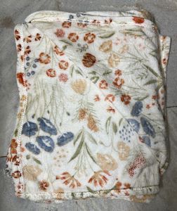 Cozy Floral Print Blanket- Single