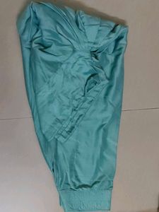 Beautiful Teal Kurta Set with Peacock Embroidery