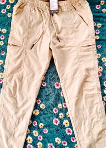 barand new Khaki Cargo Pant from Mbazar
