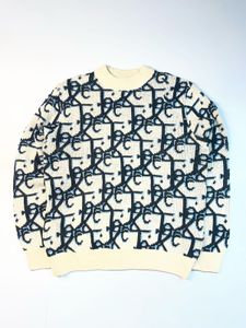 Dior Designer Monogram Knit Sweater