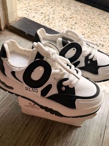 Free shipping on quoted price Crazy White Sneakers