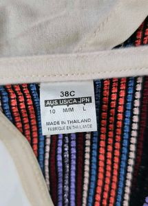 O'Neill Micro-Stripe Bandeau Bikini Top