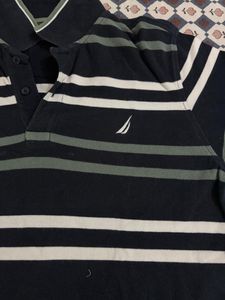 Nautica Striped Polo Shirt
