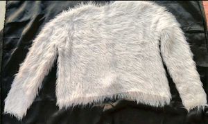 Fluffy White Jacket
