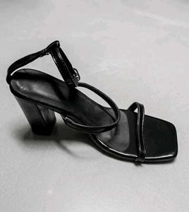 Elegant Black Block Heels