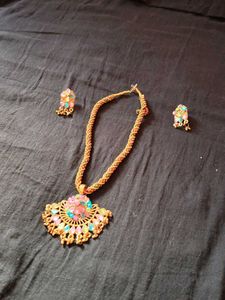 Bohemian Style Necklace &amp; Earring Set