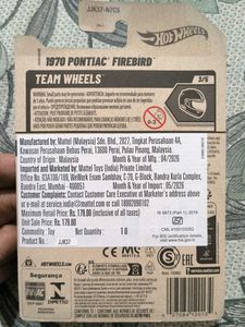 HOTWHEELS 1970 PONTIAC FIREBIRD