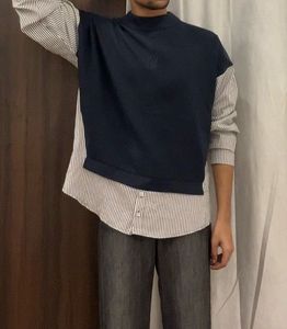 Stylish Layered Look Sweatshirt
