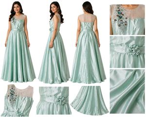 Elegant Mint Green Gown