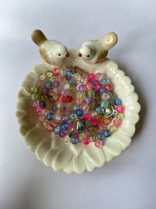 Colorful Beaded Necklace with Charm