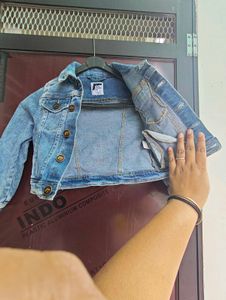 Blue Denim Jacket for baby girl