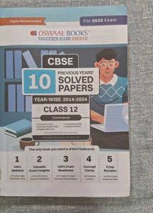 CBSE Class 12 Commerce - Past yrs Solved Papers