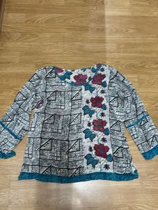 Women Floral &amp; Geometric Print Top