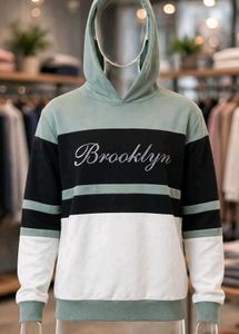 Brooklyn Striped Hoodie