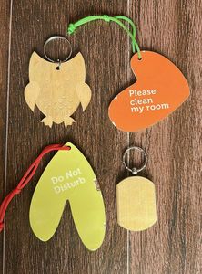 Door Hangers &amp; Keychain Set