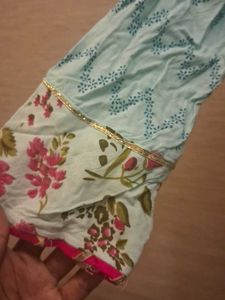 Beautiful Pastel Floral Ethnic Gown
