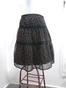 Floral Printed Mini Skirt