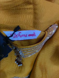 Elegant Handwork Yellow Kurta Set with Dupatta