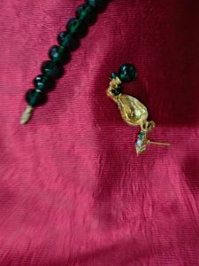Stones Jewellery Set With Gold