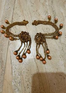 Stunning earrings with sahara and beautiful stones