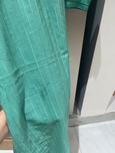 Libas Sea Green Embroidered Kurta