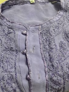 Green And Lavender Kurti