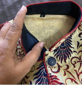 sleevless kurta(jacket) with doti