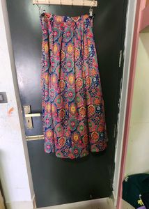 Vibrant Ethnic Print Maxi Skirt