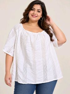🔥 BUY 1, GET 1 FREE🔥White Broderie Anglaise Top