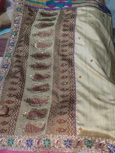 Elegant Embroidered Saree