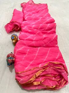 Sawan Spcl Lehriya Saree Select Any One Shade. No Coin Or Offer Rz