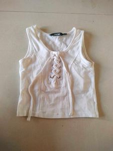 White Crop Top