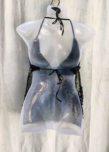 Sparkling Black Halter Top