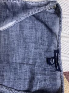 Tiered Blue Sleeveless Top